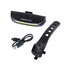BENOTTO Luz Delantera USB Recargable 130 Lumenes 3xFunciones Negro JY-6018F