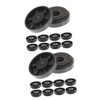 CAXUSD 20pcs Speaker Isolation Pads Dampers for HiFi Speakers Turntables
