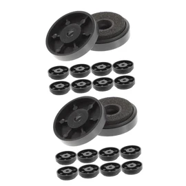 CAXUSD 20pcs Speaker Isolation Pads Dampers for HiFi Speakers Turntables Audio Equipment Compact Sound Isolation Feet for Optimal Stability and Sound Quality