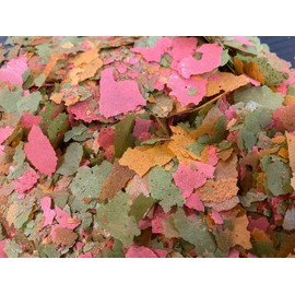 AQUATICBLENDEDFOODS Guppy Flake, Guppy Food,Guppies,Tropical Fish, Endlers,Most Small Fish,Spirulina,Krill,Shrimp,Earthworm,Krill, 4oz ABF306