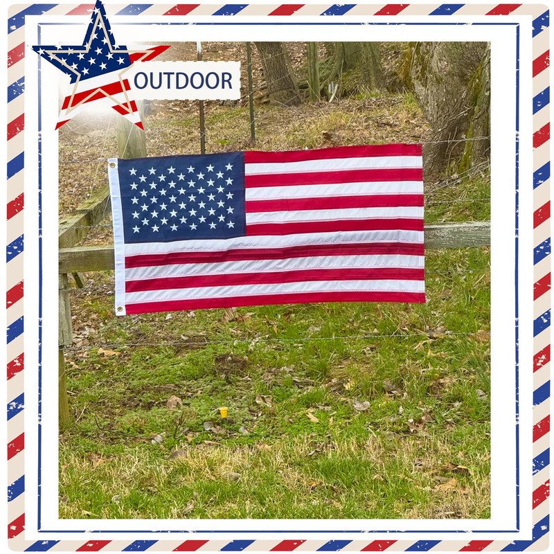 American Flags for Outside 3x5 FT Outdoor Heavy Duty Polyester