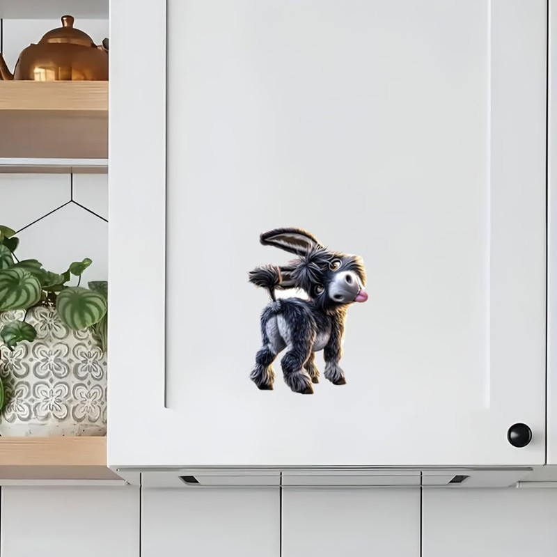 UWNVO Farm Animal Auto Stickers Donkey Waterproof Vinyl Art F067
