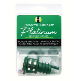 Haleys Corker Platinum Screw Top, Green (HALEYPG36)