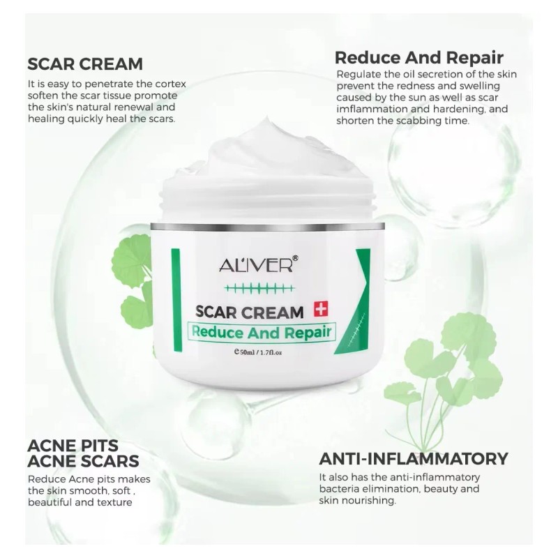 Crema Reduce Cicatriz Queloide Promueve Regeneracion Celular Neutral