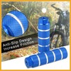 Partuto 4pcs BMX MTB Bike Rear Foot Pegs Footrests Blue