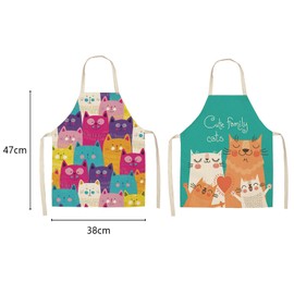 Sparkle Tmax Children's Apron with Adjustable Shoulder Strap, Suitable for Cooking, Grilling, Outdoor Barbecue, Painting etc., blue