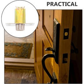 Balacoo Pestillo Tubular de Repuesto (50 mm), Resbalón Metálico para Chapas y Cerraduras de Pomo, Mecanismo para Puertas Interiores de Baño y Dormitorio