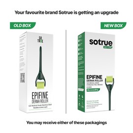 Sotrue Epifine Derma Roller For Hair Growth 0.5 mm With 540 Medical Grade Stainless Steel Needles Repairs Damaged Hair, Hair Fall Hair Thickening Reduces Acne Scars Safe Effective To Use