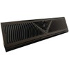 Oil-Rubbed Bronze Finish Baseboard Register (15 Inch, Oil Rubbed Bronze)