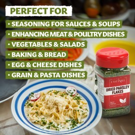 Eastanbul Parsley Flakes, 2.12oz, Dried Parsley, Dried Parsley Flakes for Cooking & Food Flavoring, Perejil, Natural Parsley Seasoning, Dry Parsley for Vegetable-Like Taste, Non-GMO, Parsley Dried