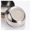 Gegaoicom Dipping Bowls Mini Sauce Cups Stainless Steel Ramekins 3OZ