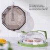 Microwave Splash Heating Cover PC Food Splatter Guard with Extension