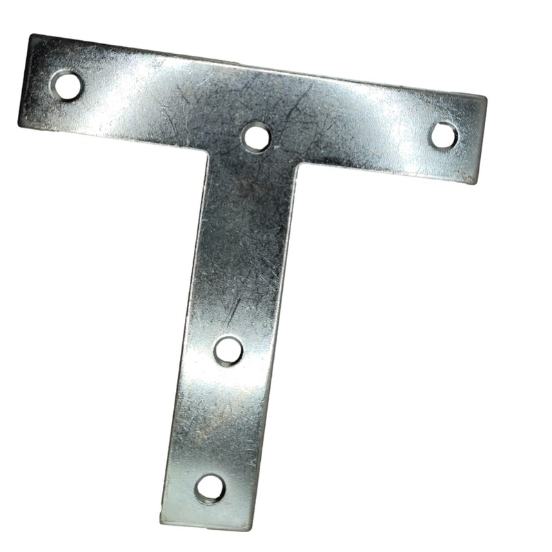 Metal Mending Tee T Plates 5in Braces Corner Bracket Plate