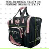 Pyramid Path Pro Deluxe - Bolso individual - Negro/Rosa (sensible
