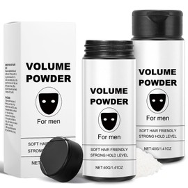 Texture Powder for Men, Pack of 2 Styling Powder and Volume Powder Hair with Matt Effect, Gives Instant Texture and Volume, Easy to Apply, Strong Hold Styling Powder for All Hair Types