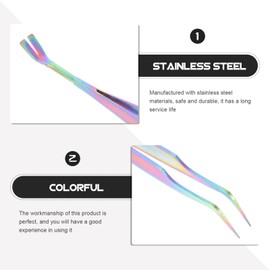 Mipcase Cleaning Tool Cat Hair Remover Flea Remover for Dogs Flea Tweezer Cat Flea Treatment Tweezer for Dog Pet Flea Removing Clip Flea Removing Tool Stainless Steel 2 in 1