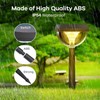 Linkind Castle Solar Path Lights, 3000 K Warm White Solar