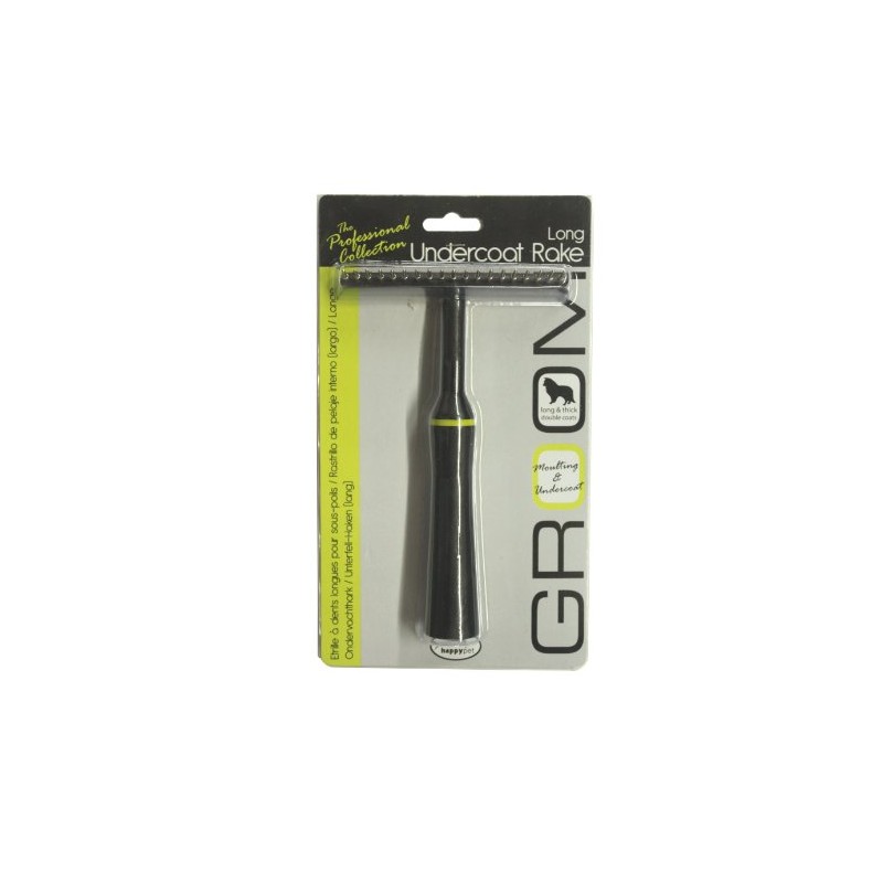 happypet Groom Long Undercoat Rake for Dogs,X-Small