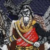 Viking Sew-On Embroidered Patch Godfather Odin with Hugin & Munin