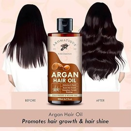 Generic Argan Oil, Argan Oil for Hair Growth Strengthen Dull & Dry Hair, Helps Control Hair Fall & Promotes Hair Growth Multi purpose oil.Non Sticky Daily Use Hair Oil 200ml