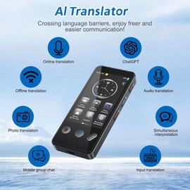EFOTIML Language Translation Device, Intelligent AI Translator of 143 Languages with,Offline Translation and Two-Way Instant Translator,Learn,Travel,Business and Gifts