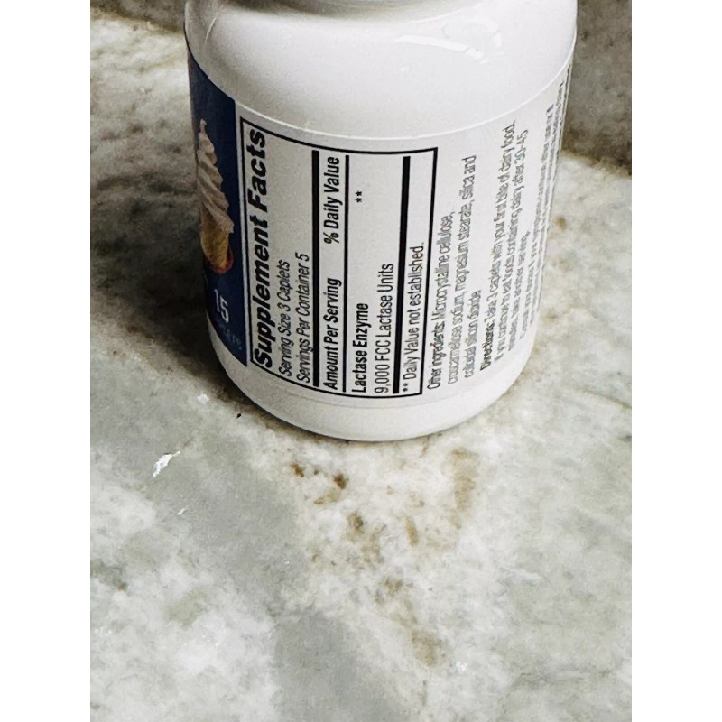 CERTIFIED PLUS DAIRY RELIEF 15ct LACTASE ENZYME LACTOSE INTOLERANCE Gas