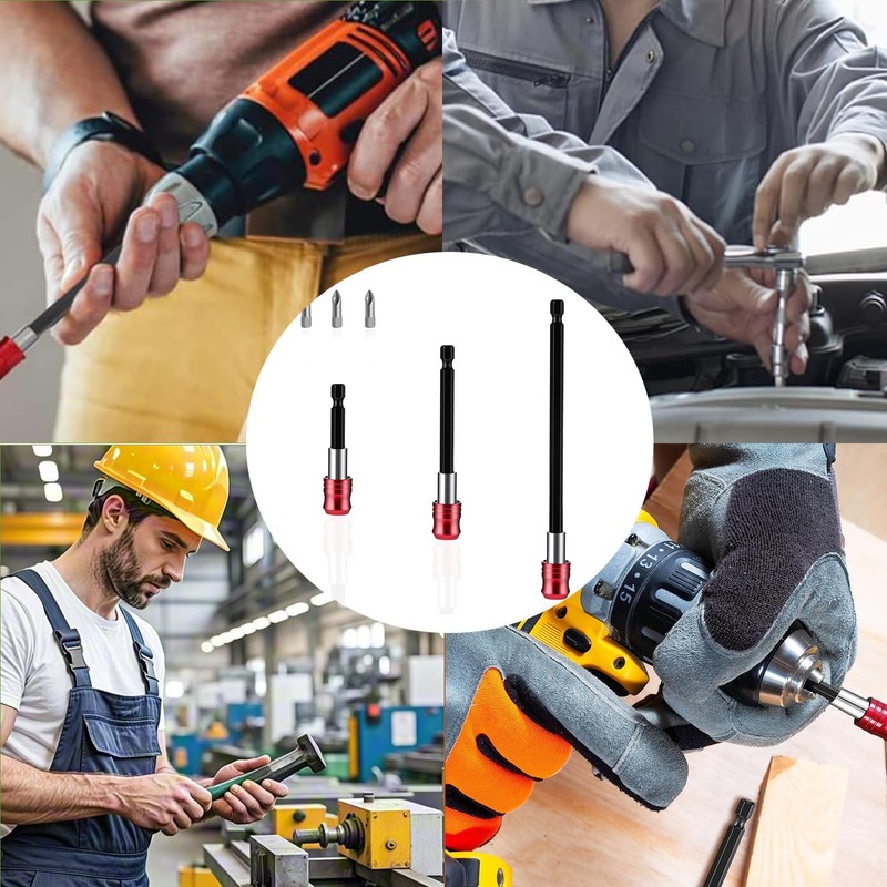 6 Piece Bit Holder for Impact Driver/Drill Bit Holder/Drill Bit