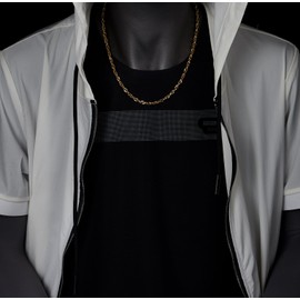 COOLSTEELANDBEYOND Gold Rope Chain Necklace, Hip Hop Gold Chain Twisted Links, Steel Punk Rock, Mens Womens, Metal, No Gemstone