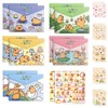 10 PCS Capybara Plastic Folders for Document, A4,Letter Size File