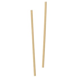 Shimmering Gold Foil Paper Straws - 8.25" (Pack of 10) | Elegant Design & Biodegradable Materials | Perfect for Any Event