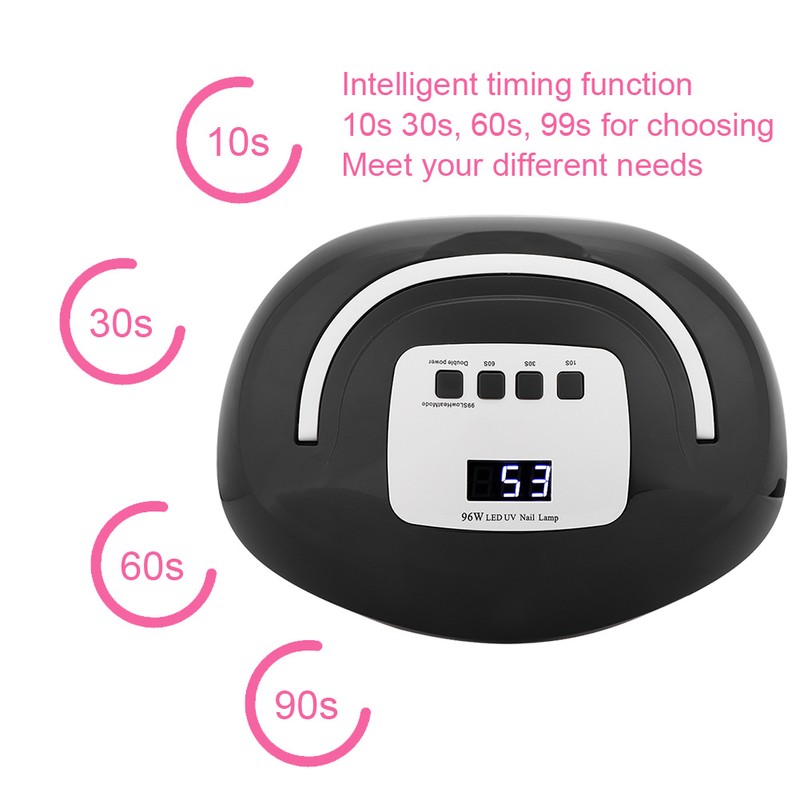 96W Professional LED UV Gel Nail Polish Dryer Lamp Nail