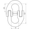 GK10 Connector Link 6700 kg 13 mm Stop Chain Connector