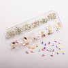 Eseres Multi Shapes 3D Glass AB Crystals Nail Art Rhinestones