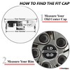 RTrhinoTuning 4PCS Wheel Center Caps Compatible with Armada Titan Pathfinder