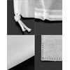 QWORK Drawstring Dust Covers, 6 Pcs Breathable Non-woven Fabric Large