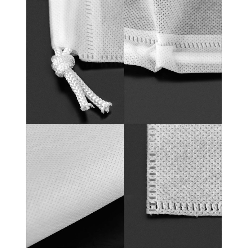 QWORK Drawstring Dust Covers, 6 Pcs Breathable Non-woven Fabric Large