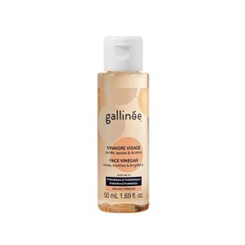Gallinee Face Vinegar – Travel Size Natural Hydrating Prebiotic Facial Cleansing Toner with Lactic Acid, 50ml