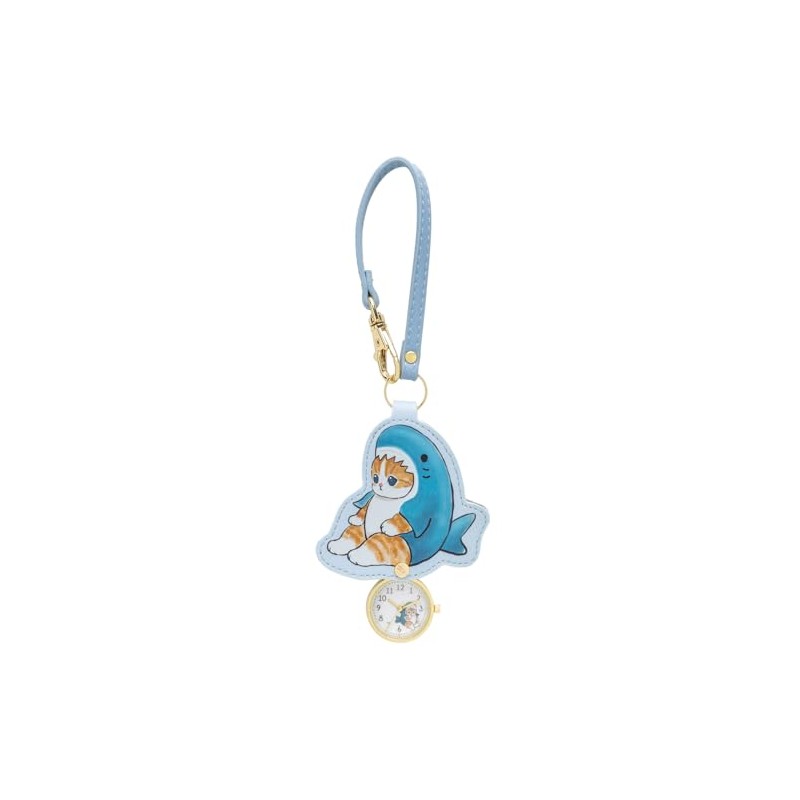 Fieldwork MSD004-1 Women's Pocket Watch Analog Keychain Watch Shark Blue,