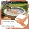 WAEKIYTL 99.99% Pure Copper Bird Bath Disk, 0.6mm Reinforced Triple-Point