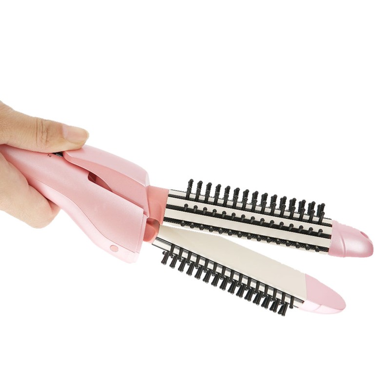 Folding Adjustment Mini Portable Straightener &amp; Curler Comb Hair Stick