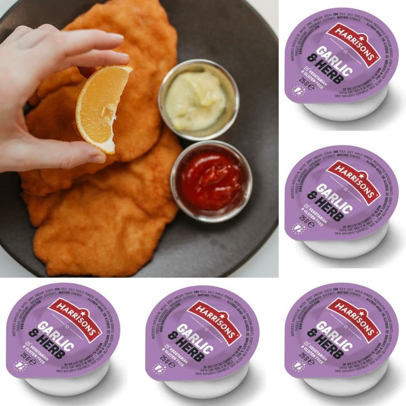 Harrison Garlic and Herb Sauce Dip– Pack of 50 Garlic