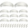 Ruidee Pack of 12 Shell Handle Drawer Handles Drawer Handles