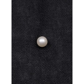 styleBREAKER 01016168 Women's Loop Scarf with Pearl Appliqué, Plain Colours, Lightweight Tube Scarf Plain, black