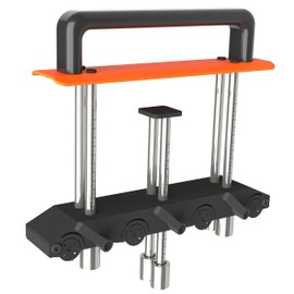 NyVoozy Three-Station Edge Roller Bender for bending metal roofing materials 0-90°, sheet metal edge-rolling machine for 0.-0.8MM steel, can be bent 17-163MM Bends