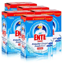 5x WC Ente Frische Siegel Nachfüller Marine