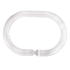 Tendance PVC Curtain Rings, Transparent, Set of 12