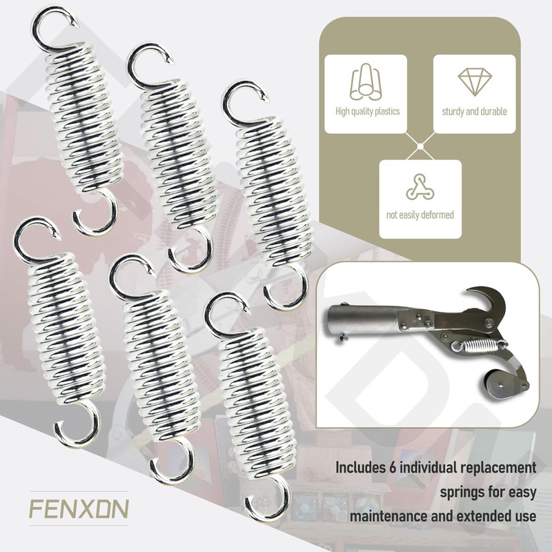FENXDN 6 Pack Pole Pruner Replacement Spring Z104, Compatible with