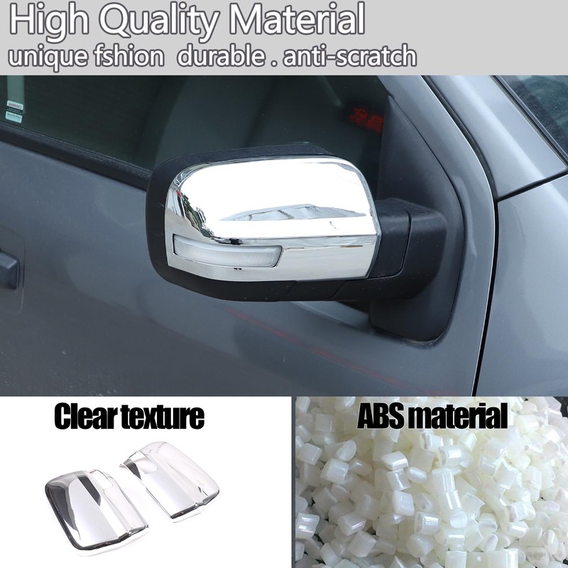 Door Rear View Mirror Cover Compatible with Nissan Titan 2016-2023,