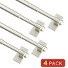 Magnetic Curtain Rods Multi-Use Adjustable Appliance Metal Doors Magnetic Rods,