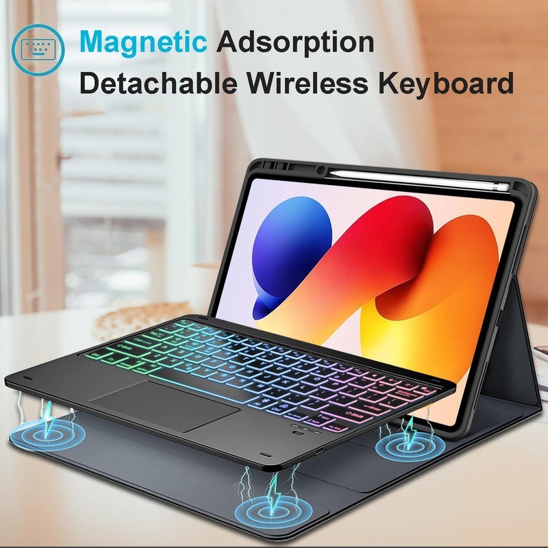 Nanhent Touchpad Keyboard Case for Xiaomi Redmi Pad 2 Pro